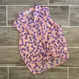 🌸5/$15🌸 Papaya Sleeveless Button-up Blouse